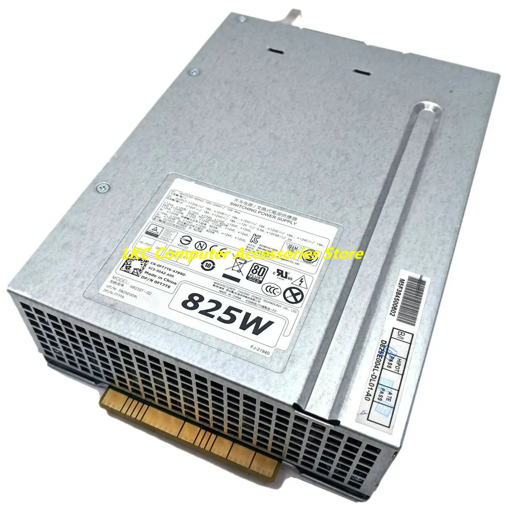 Блок питания для рабочей станции DELL T5810 T7810 0C2TXD C2TXD 0FT7T6 FT7T6 H825EF-02 D825EF-02 825 Вт, мощность, 100% тестирование
Блок питания для рабочей станции DELL T5810 T7810 0C2TXD C2TXD 0FT7T6 FT7T6 H825EF-02 D825EF-02 825 Вт, мощность, 100% тестирование