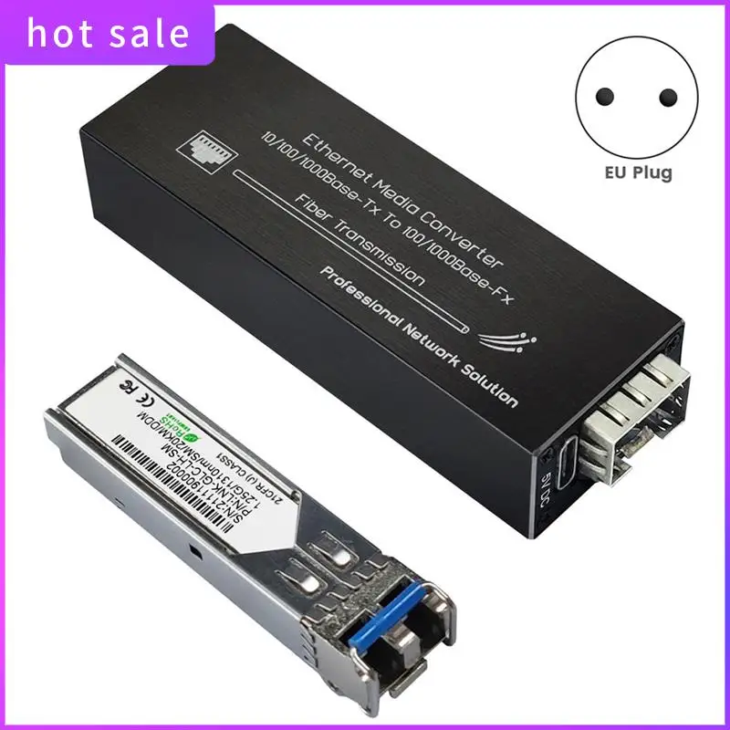 ELEC-мини-гигабитный оптоволоконный медиаконвертер 1000 Мбит/с Ethernet с одномодовым модулем SFP 1310 Нм 20 км и входом Type-C
ELEC-мини-гигабитный оптоволоконный медиаконвертер 1000 Мбит/с Ethernet с одномодовым модулем SFP 1310 Нм 20 км и входом Type-C