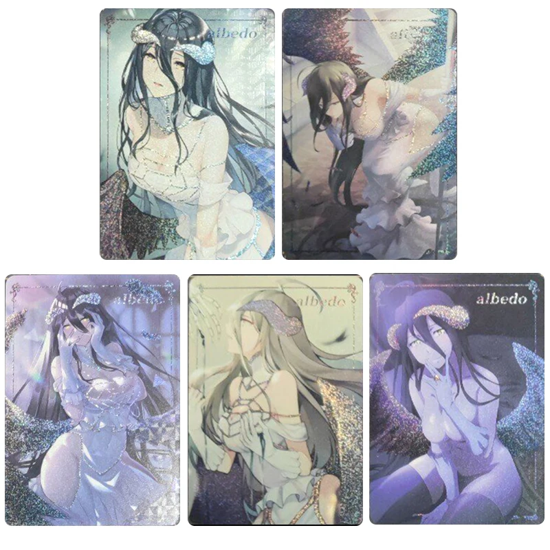 Diy Overlord Albedo Anime Characters Rare Bronzing Collection Flash Card Christmas Gift Cartoon Board Game Toys
Diy Overlord Albedo Anime Characters Rare Bronzing Collection Flash Card Christmas Gift Cartoon Board Game Toys