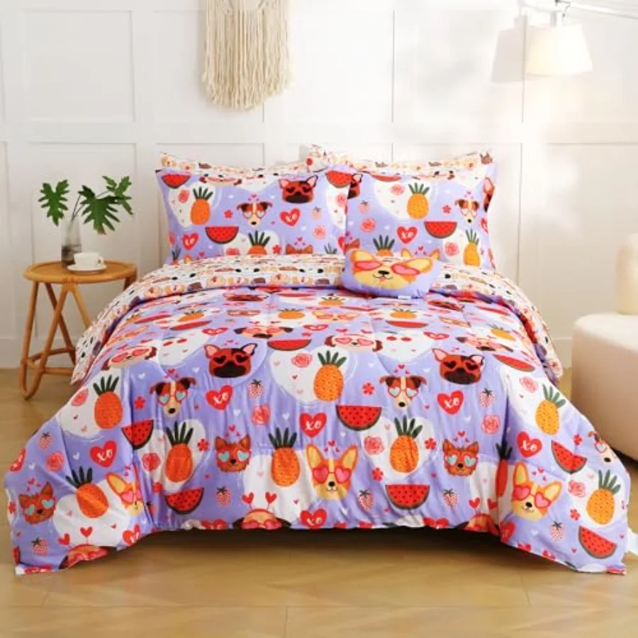 Size Comforter Sets for 6 Pieces Bed in a Bag Patterned Bedding Comforter and Sheet Set with Shams and Decorative Toy Pillow Ul
Size Comforter Sets for 6 Pieces Bed in a Bag Patterned Bedding Comforter and Sheet Set with Shams and Decorative Toy Pillow Ul