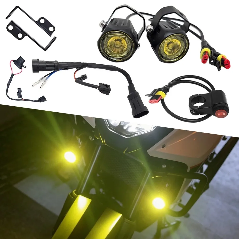 Fits Honda Transalp XL750 12W Warm white LED Auxiliary light Kit w/Connector
Fits Honda Transalp XL750 12W Warm white LED Auxiliary light Kit w/Connector