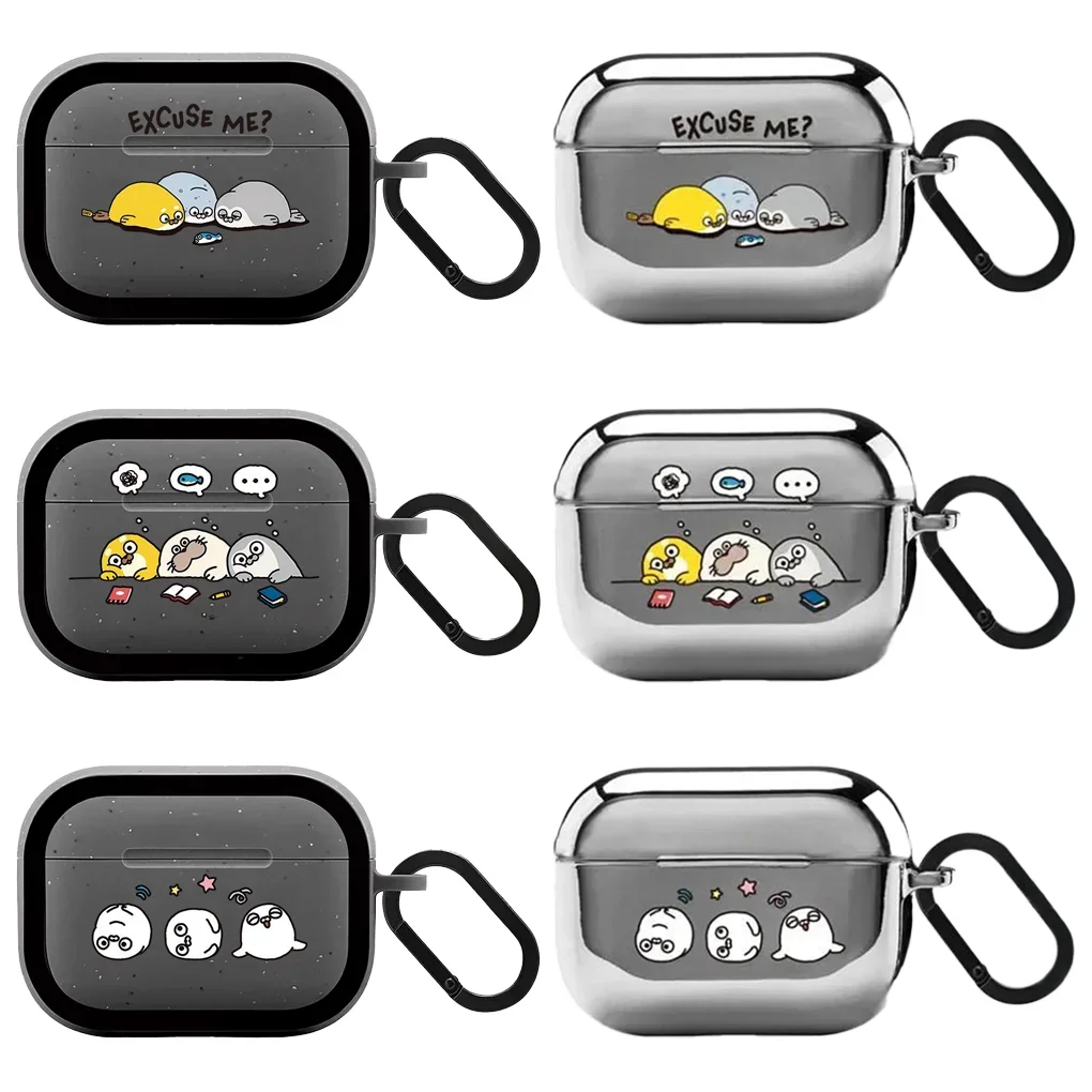 Cartoon Seal Case for AirPods 3 4 Pro Pro2 Bluetooth Earbuds Protective Earphone Case Cover
Cartoon Seal Case for AirPods 3 4 Pro Pro2 Bluetooth Earbuds Protective Earphone Case Cover