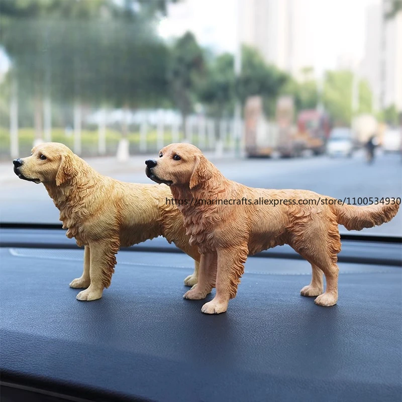 Standing Golden Retriever Statue Lifelike Resin Dog Figurine Realistic Car Dashboard Decor Desk Ornament Handmade Pet Model
Standing Golden Retriever Statue Lifelike Resin Dog Figurine Realistic Car Dashboard Decor Desk Ornament Handmade Pet Model