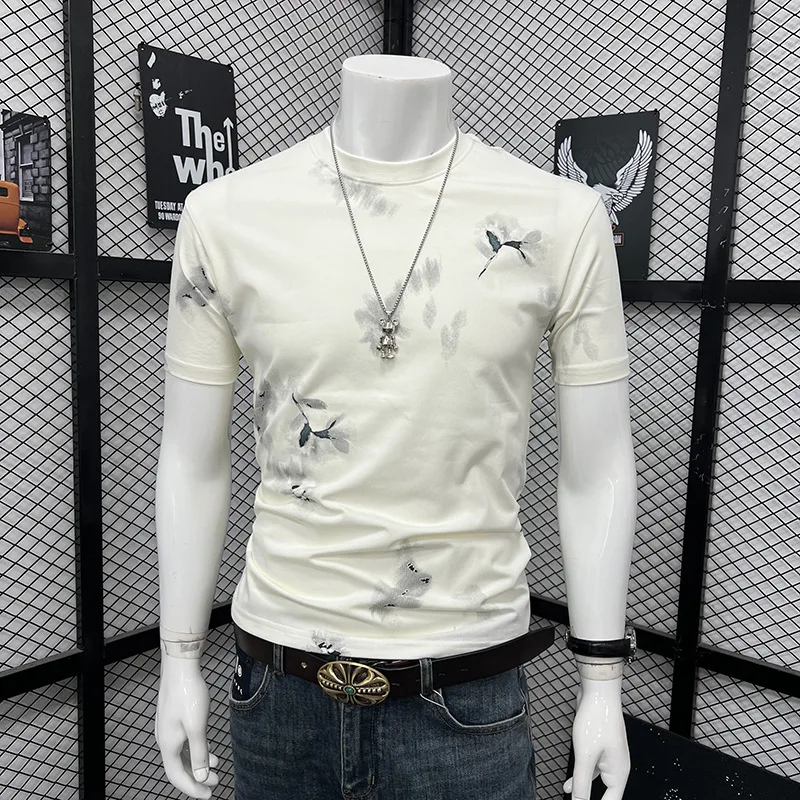 Summer New Men's T Shirt Tie Dye Print Crew Neck Short Sleeve Tees Fashion Trendy Cool Youth Loose Casual Top Male Clothing
Summer New Men's T Shirt Tie Dye Print Crew Neck Short Sleeve Tees Fashion Trendy Cool Youth Loose Casual Top Male Clothing