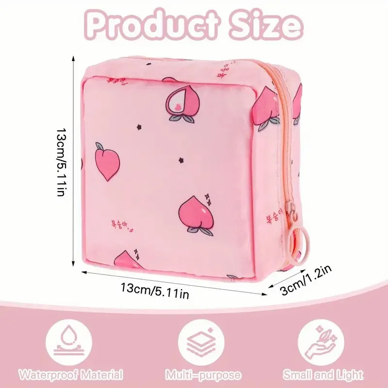 Cute women's sanitary napkin tampon storage bag, portable waterproof storage bag, cartoon pattern sanitary napkin bag
Cute women's sanitary napkin tampon storage bag, portable waterproof storage bag, cartoon pattern sanitary napkin bag