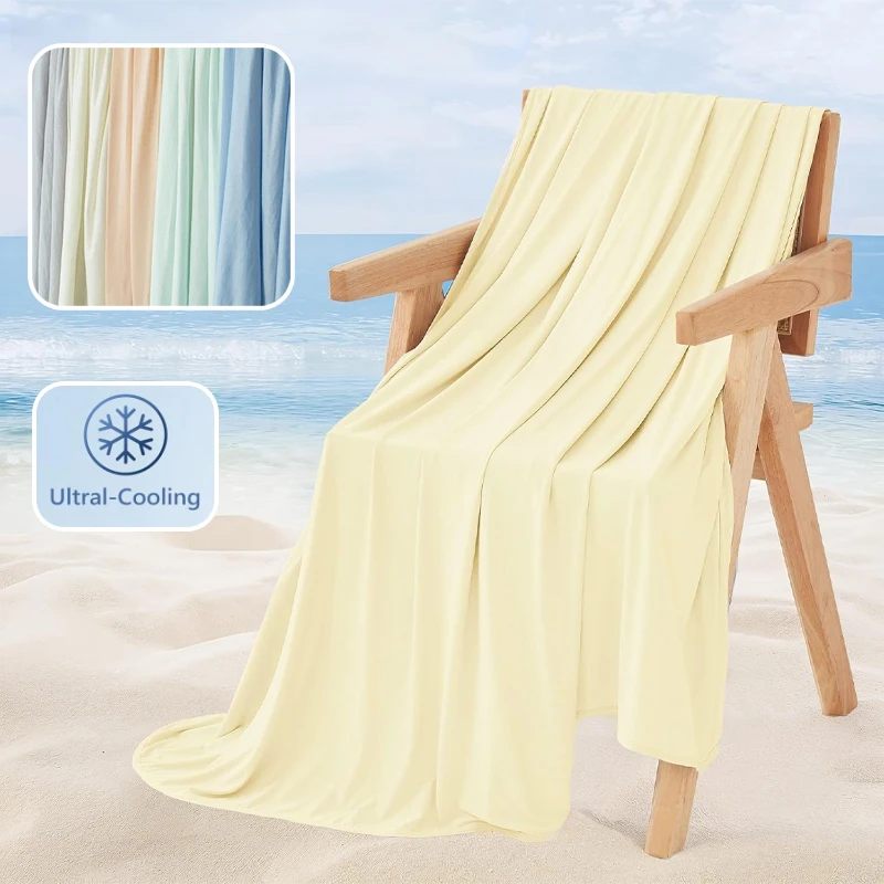 Large Summer Ice Silk Cooling Throw Blanket Skin-friendly Breathable Lightweight Blanket Air Conditioner Quilt for Bedroom
Large Summer Ice Silk Cooling Throw Blanket Skin-friendly Breathable Lightweight Blanket Air Conditioner Quilt for Bedroom