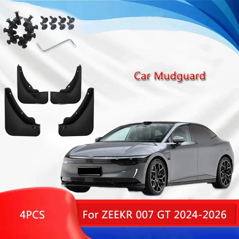 4pcs ABS Car Fender Mud Flaps Premium Splash Guard Anti-dirt For ZEEKR 007 GT 2024-2026 Wear-resistant Body Protection Accessory
4pcs ABS Car Fender Mud Flaps Premium Splash Guard Anti-dirt For ZEEKR 007 GT 2024-2026 Wear-resistant Body Protection Accessory