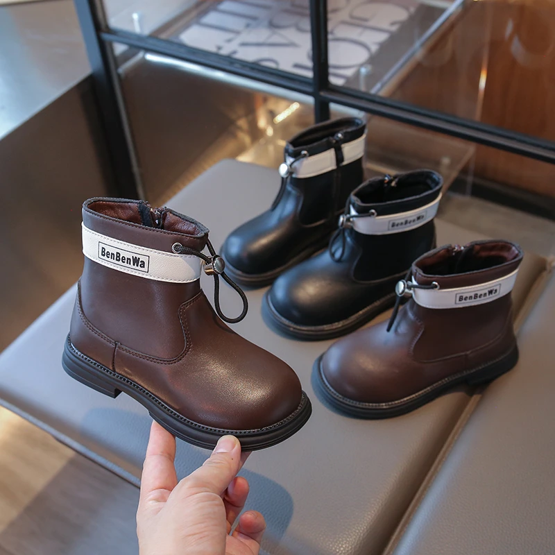 Children's Winter Boots for Girl Classic Versatile Kids Fashion Ankle Boots School Outdoor Non-slip Toddlers Causal Cotton Boots
Children's Winter Boots for Girl Classic Versatile Kids Fashion Ankle Boots School Outdoor Non-slip Toddlers Causal Cotton Boots