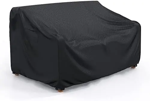 Waterproof 2-Seater Patio Sofa Cover - Heavy Duty Outdoor Furniture Cover with Air Vents & Handles, 60"x34"x30", Black
Waterproof 2-Seater Patio Sofa Cover - Heavy Duty Outdoor Furniture Cover with Air Vents & Handles, 60"x34"x30", Black