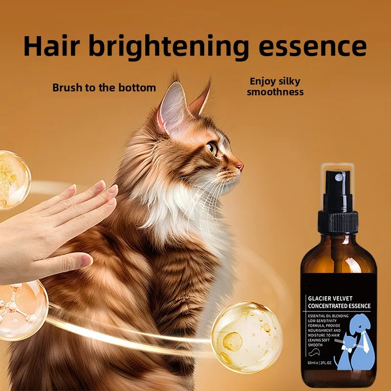 Pet Hair Care Spray Anti-Static Shiny No-Wash Detangling Essential Oil Deodorizing 
Pet Hair Care Spray Anti-Static Shiny No-Wash Detangling Essential Oil Deodorizing