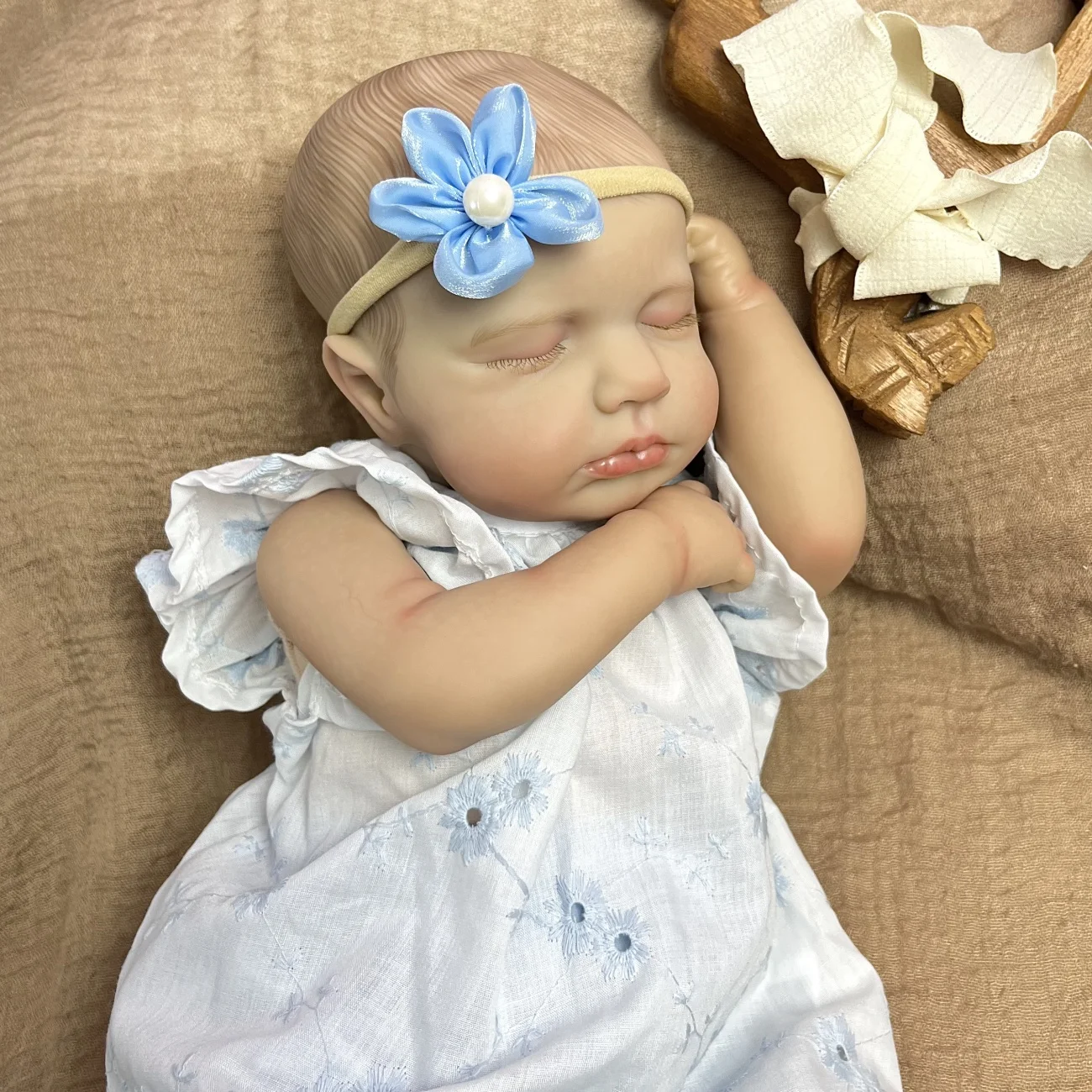 BZDOLL 19inch Full Vinyl Reborn Asleep Baby Doll 48CM 3D Skin Real Look Fashion Birthday Gift Dress Up Girl Handmade Toy
BZDOLL 19inch Full Vinyl Reborn Asleep Baby Doll 48CM 3D Skin Real Look Fashion Birthday Gift Dress Up Girl Handmade Toy