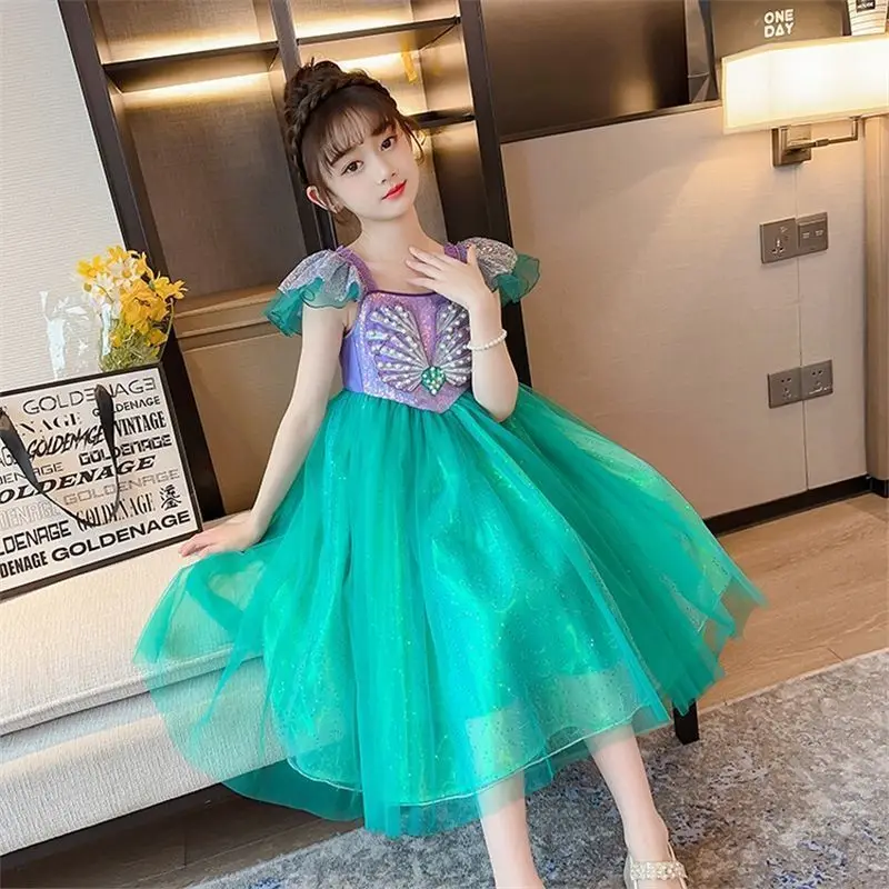 2025 Summer new fashion Girls Perform Mermaid Dress Princess Prom Dresses Kids Birthday Party School Casual Clothes for 2-9 yrs
2025 Summer new fashion Girls Perform Mermaid Dress Princess Prom Dresses Kids Birthday Party School Casual Clothes for 2-9 yrs