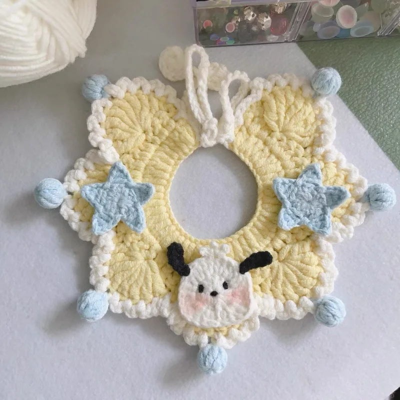 Sanrio Pattern Pet Knitted Collar Scarf Cute Yarn Weave Neck for Small Medium Cats Dogs Fashion Soft Comfortable Pet Accessory
Sanrio Pattern Pet Knitted Collar Scarf Cute Yarn Weave Neck for Small Medium Cats Dogs Fashion Soft Comfortable Pet Accessory