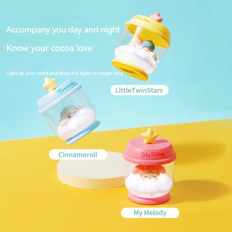 2023 Genuine Sanrio Cinnamoroll Melody Hello Kitty Cat Dream Catcher Jar / Tv Night Light Glow Ornament Kids Toy Birthday Gift
2023 Genuine Sanrio Cinnamoroll Melody Hello Kitty Cat Dream Catcher Jar / Tv Night Light Glow Ornament Kids Toy Birthday Gift