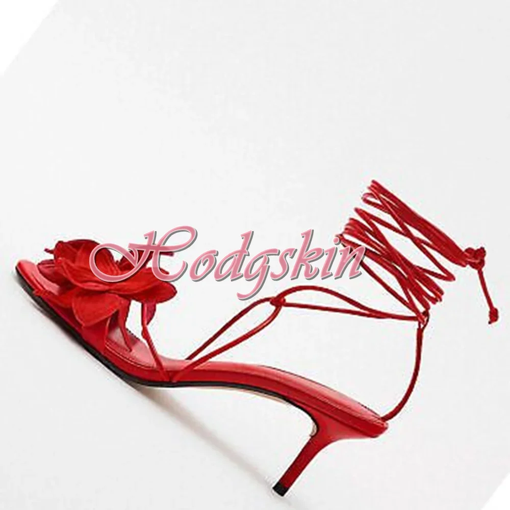 Cross Tied Flower Solid Sandals Open Toe Hollow Thin Med Heels Lace Up Sandals Women Sexy Shoes New Designer Summer Party Shoes
Cross Tied Flower Solid Sandals Open Toe Hollow Thin Med Heels Lace Up Sandals Women Sexy Shoes New Designer Summer Party Shoes