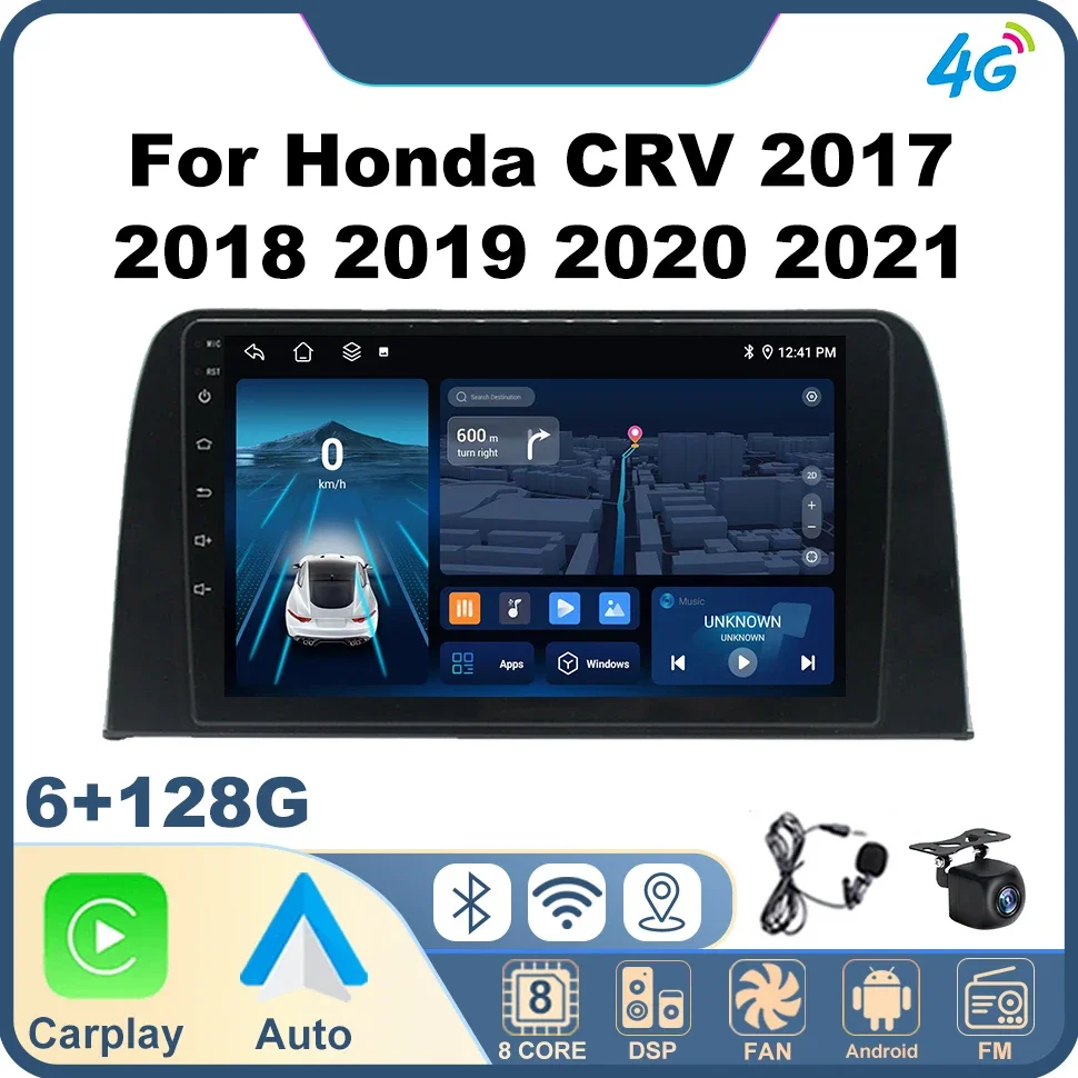 2-диночный стерео автомобильный радиоприемник, беспроводной CarPlay для Honda CRV 2017 2018 2019 2020 2021, мультимедийный плеер, WIFI, автомобильный экран, Android Auto
2-диночный стерео автомобильный радиоприемник, беспроводной CarPlay для Honda CRV 2017 2018 2019 2020 2021, мультимедийный плеер, WIFI, автомобильный экран, Android Auto