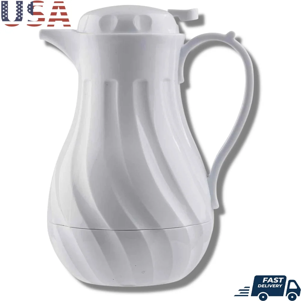 Large Capacity Insulated Coffee Decanter 40oz Thumb Press Design Durable BPA-Free Polypropylene Ideal Events Multi-Beverage
Large Capacity Insulated Coffee Decanter 40oz Thumb Press Design Durable BPA-Free Polypropylene Ideal Events Multi-Beverage