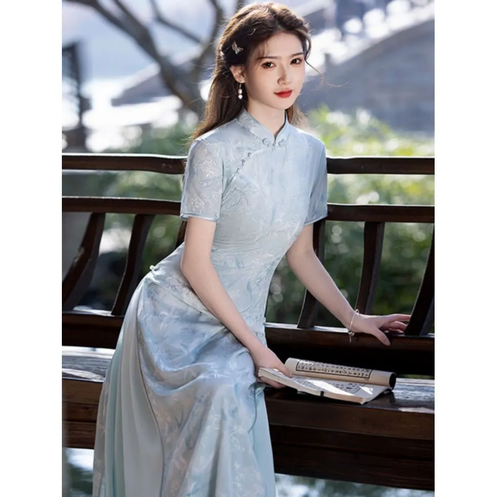 Traditional Chinese Clothing Cheongsam For Young Girls Shanghai Retro Slimming Qipao Dress Daily Wear Women Party Dress CH-082
Traditional Chinese Clothing Cheongsam For Young Girls Shanghai Retro Slimming Qipao Dress Daily Wear Women Party Dress CH-082