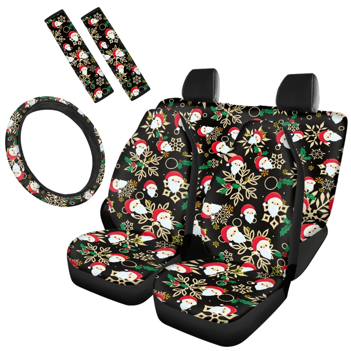 New Merry Christmas Santa Claus Snowman Pattern Car Interior Spare Parts Auto Supplies Stretch Fabrics Front Back Seat Cover Set
New Merry Christmas Santa Claus Snowman Pattern Car Interior Spare Parts Auto Supplies Stretch Fabrics Front Back Seat Cover Set