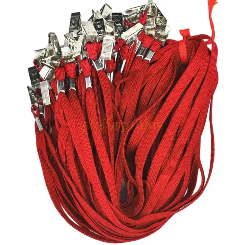 Q5WA 100 Pcs Lanyards Safety Lanyard with Clip Soft Lanyard Flat Neck Lanyard for Teacher Men
Q5WA 100 Pcs Lanyards Safety Lanyard with Clip Soft Lanyard Flat Neck Lanyard for Teacher Men