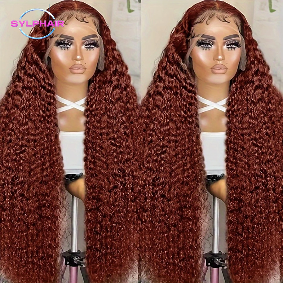 13x6 Reddish Brown Deep Curly Lace Frontal Wigs 13x4 Lace Frontal Human Hair Wigs Deep Wave Fall Colored Human Hair Lace Wigs
13x6 Reddish Brown Deep Curly Lace Frontal Wigs 13x4 Lace Frontal Human Hair Wigs Deep Wave Fall Colored Human Hair Lace Wigs