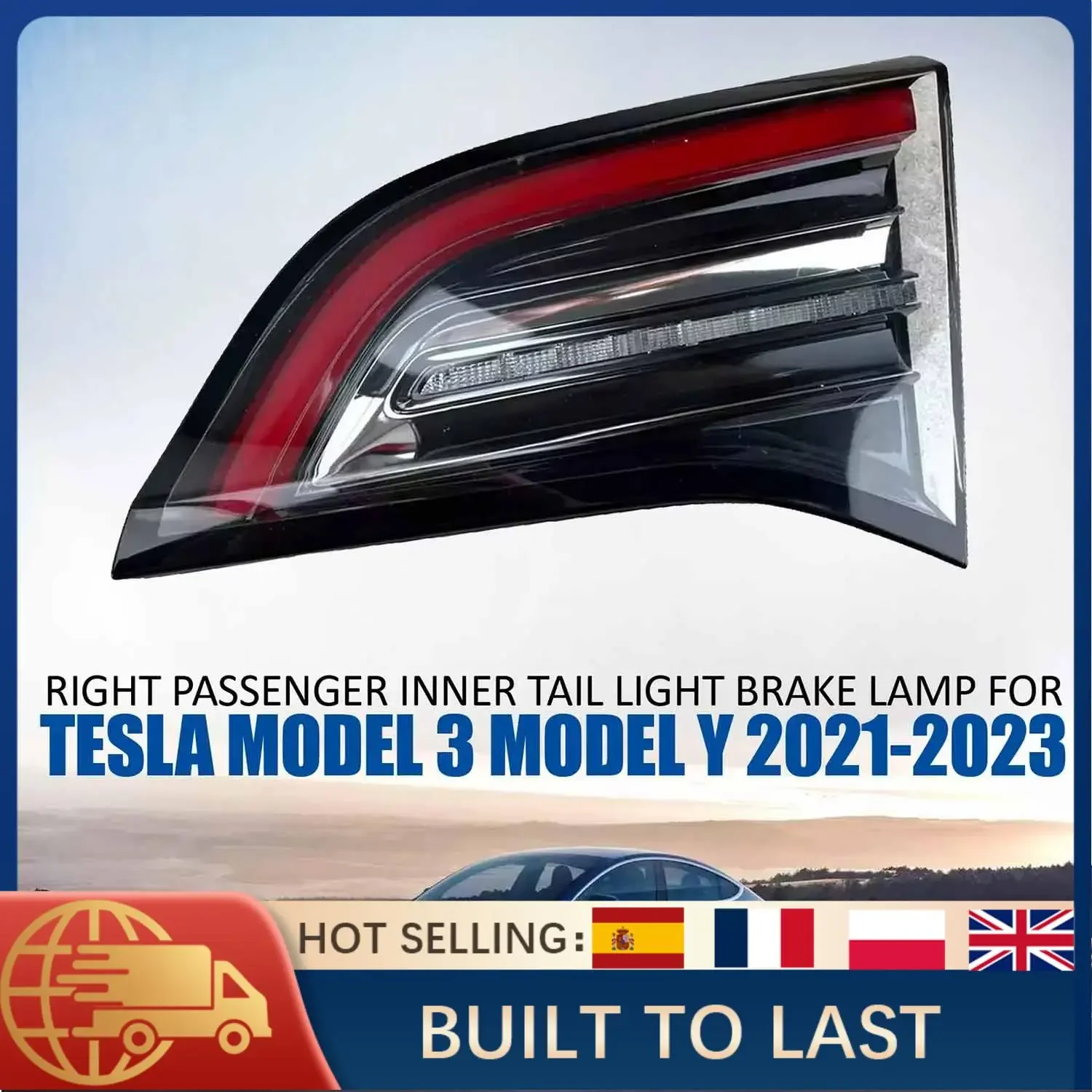 Rear Inner Tail Light Brake Lamp for Tesla Model 3 Model Y 2021-2023 Right Passenger Side LED OE 1502089-00-B Auto Parts
Rear Inner Tail Light Brake Lamp for Tesla Model 3 Model Y 2021-2023 Right Passenger Side LED OE 1502089-00-B Auto Parts