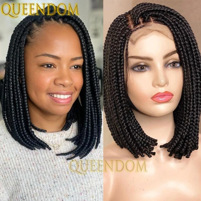 Synthetic Crochet Dreadlock Braid Wig 11 Inch Short Bob Cornrow Plaits Braided Wig for Black Women 360 Full Lace Box Braids Wig
Synthetic Crochet Dreadlock Braid Wig 11 Inch Short Bob Cornrow Plaits Braided Wig for Black Women 360 Full Lace Box Braids Wig