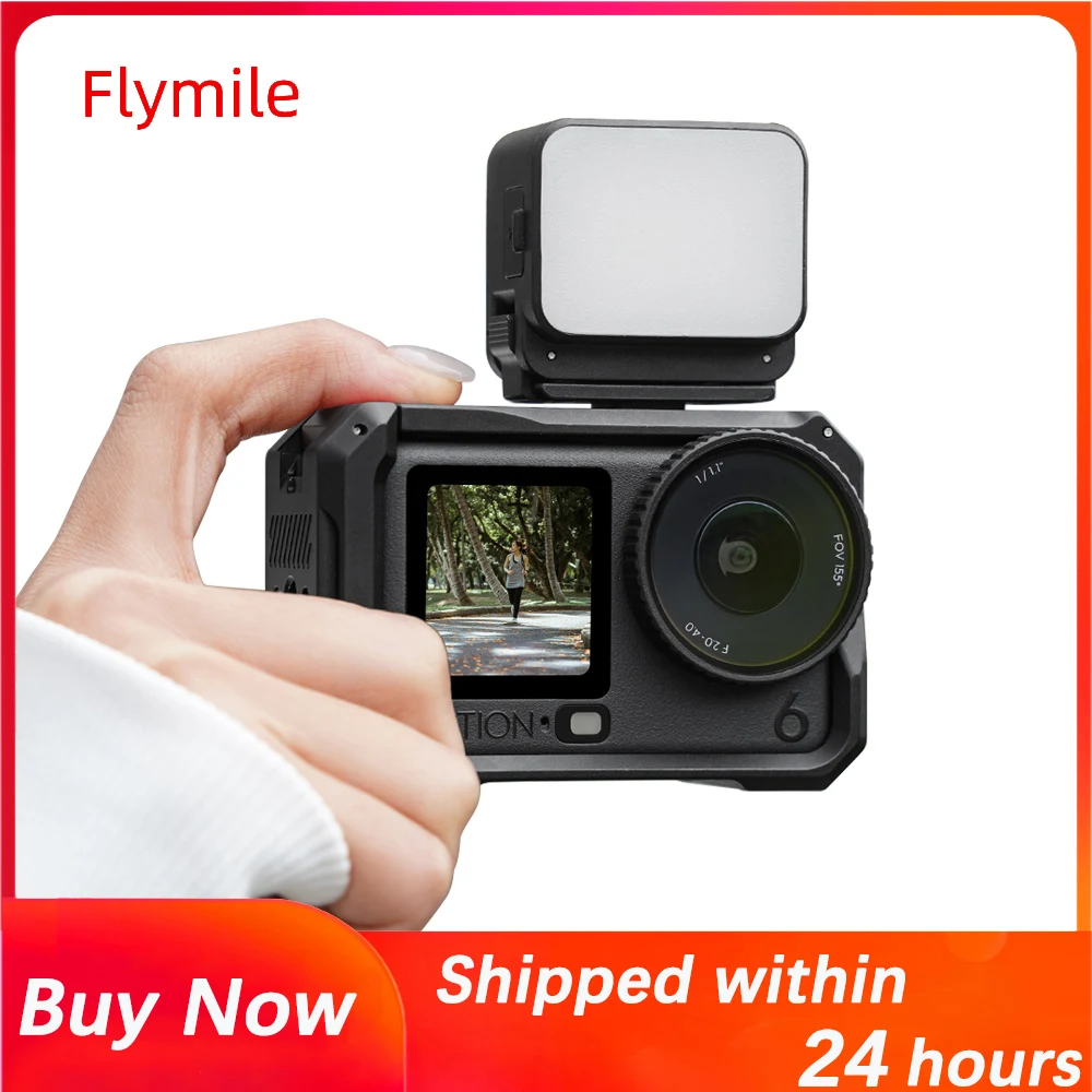 Flymile Protective Cage Aluminum Alloy Frame For DJI Osmo Action 6 Accessories,Dorp-proof Case,with Cold Shoe & 1/4 Interface
Flymile Protective Cage Aluminum Alloy Frame For DJI Osmo Action 6 Accessories,Dorp-proof Case,with Cold Shoe & 1/4 Interface