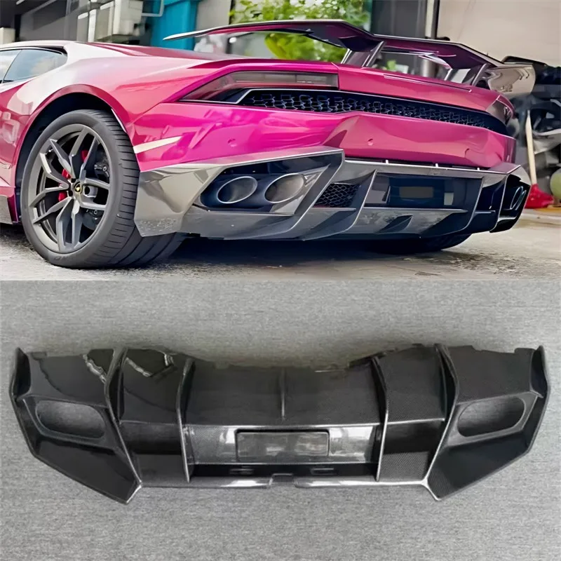 For Lamborghini Huracan LP580 LP610 2014-2021 Real Carbon Fiber Car Rear Bumper Lip Diffuser Spoiler Back Accessories Body Kit
For Lamborghini Huracan LP580 LP610 2014-2021 Real Carbon Fiber Car Rear Bumper Lip Diffuser Spoiler Back Accessories Body Kit