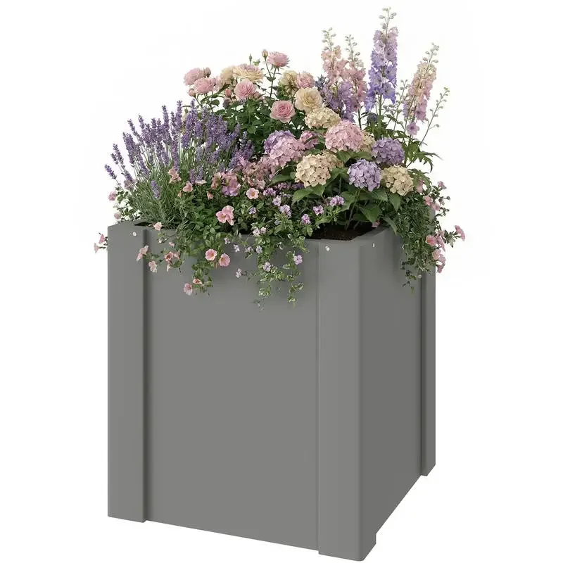 Raised Garden Bed Galvanized Planter Box Outdoor with Gloves for Gardening Vegetables, Flower, Herb, 1.4 x 1.4 x 1.5 ft, Gray
Raised Garden Bed Galvanized Planter Box Outdoor with Gloves for Gardening Vegetables, Flower, Herb, 1.4 x 1.4 x 1.5 ft, Gray