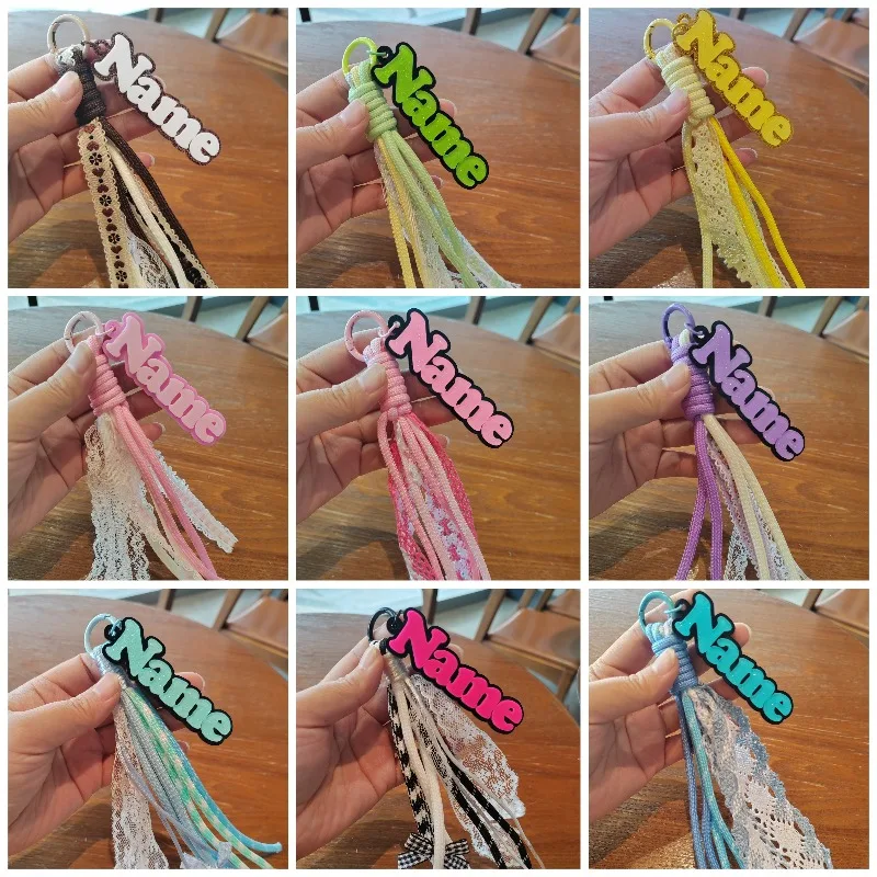Custom Name Tassel Keychain Personalized Acrylic Letter Tag Bag Charm Backpack Pendant DIY Wholesale
Custom Name Tassel Keychain Personalized Acrylic Letter Tag Bag Charm Backpack Pendant DIY Wholesale