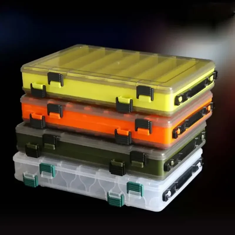Fishing Tackle Box Lure Storage 14 Compartments Double Sided Lure Hook Boxes Baits Container Storage Case Fishing Accessories
Fishing Tackle Box Lure Storage 14 Compartments Double Sided Lure Hook Boxes Baits Container Storage Case Fishing Accessories