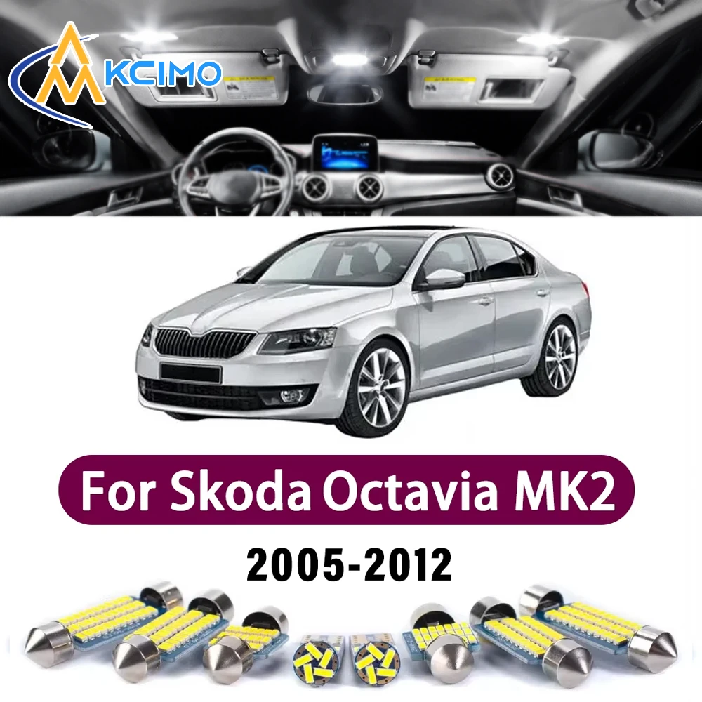 Error Free LED Interior Light Kit for Skoda Octavia MK2 1Z A5 2005-2012 Premium Bright Dome Trunk Mirror Reading Lamps Canbus
Error Free LED Interior Light Kit for Skoda Octavia MK2 1Z A5 2005-2012 Premium Bright Dome Trunk Mirror Reading Lamps Canbus