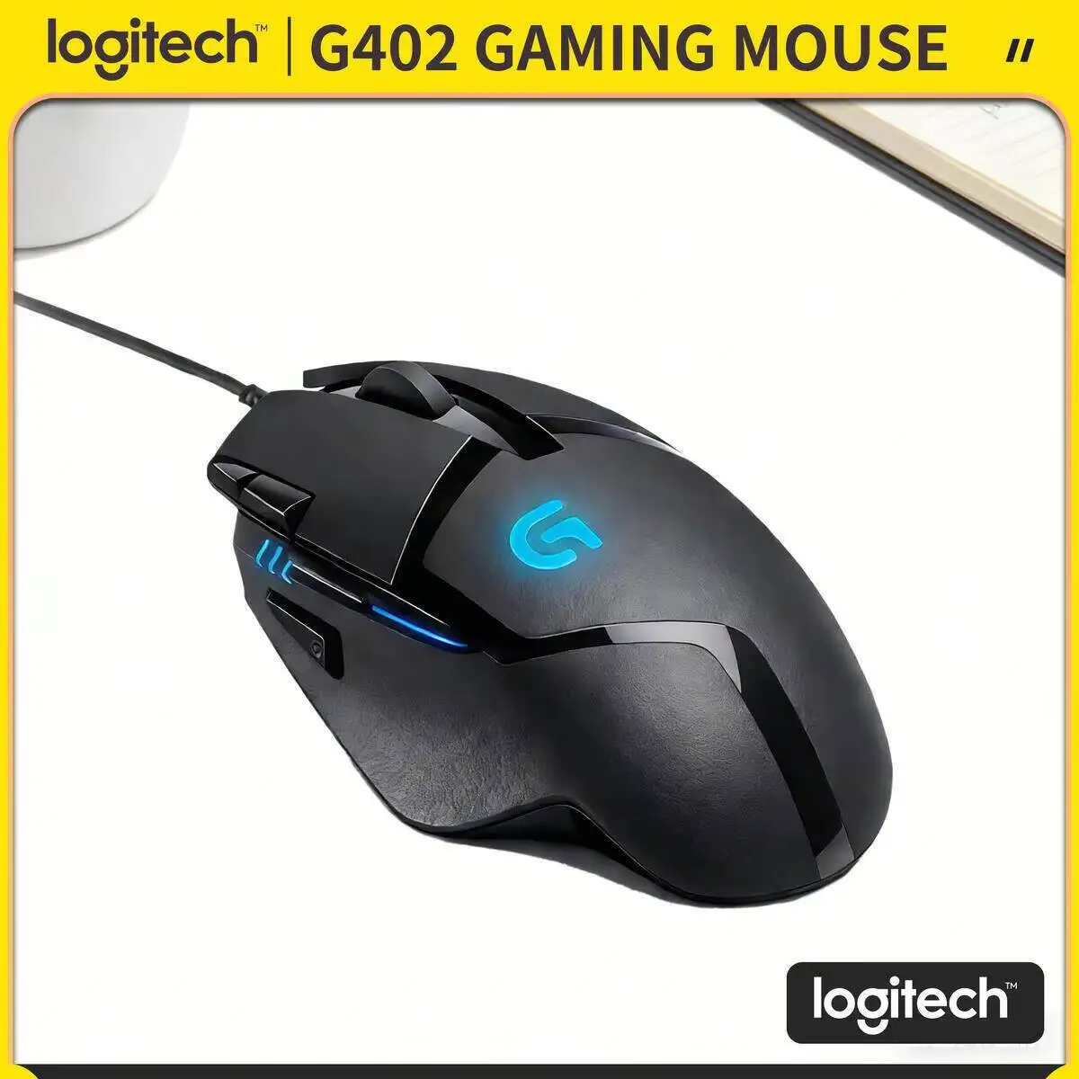 Мышь Logitech G402 проводная, 8 программируемых кнопок, 4 режима DPI, 500+ IPS, частота отклика 1 мс, противоскользящая, для игр и работы
Мышь Logitech G402 проводная, 8 программируемых кнопок, 4 режима DPI, 500+ IPS, частота отклика 1 мс, противоскользящая, для игр и работы