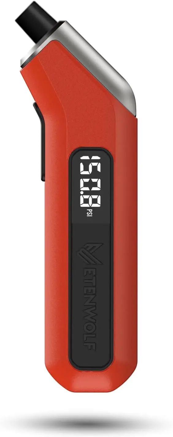 Digital Tire Pressure Gauge 3-200 PSI, ANSI B40.7 Grade 2A Accuracy, Replaceable AAA Batteries, Vivid Orange
Digital Tire Pressure Gauge 3-200 PSI, ANSI B40.7 Grade 2A Accuracy, Replaceable AAA Batteries, Vivid Orange