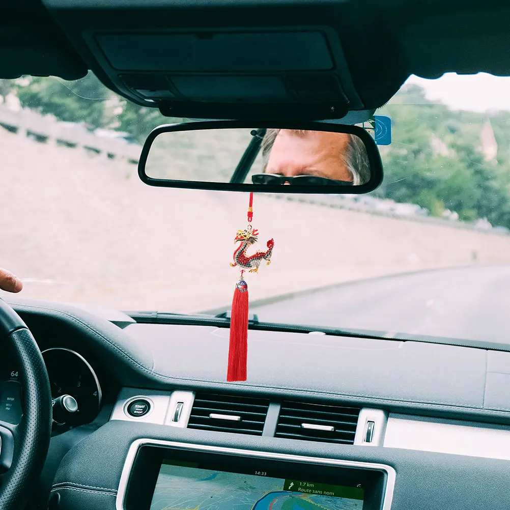 2Pcs Dragon Car Ornament Red Cotton Rope Rear View Mirror Ornament Rear View Mirror Hanging Decor Chinese Style Car Accessories
2Pcs Dragon Car Ornament Red Cotton Rope Rear View Mirror Ornament Rear View Mirror Hanging Decor Chinese Style Car Accessories