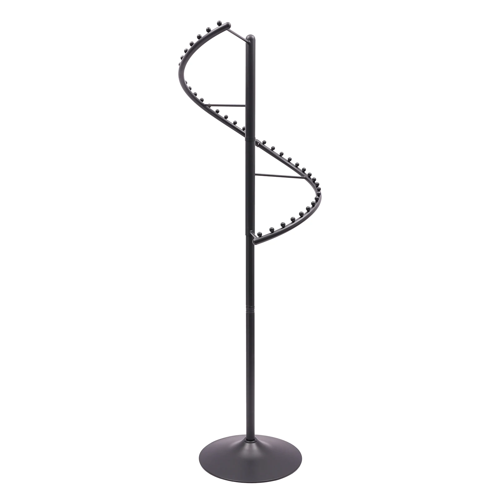 Spiral Rotating Clothing Rack, Commercial Spiral Retail Garment Rack, Freestanding Stylish Clothing Display Racks, fits for Bedroom, Laundry Room, and Boutique
Spiral Rotating Clothing Rack, Commercial Spiral Retail Garment Rack, Freestanding Stylish Clothing Display Racks, fits for Bedroom, Laundry Room, and Boutique