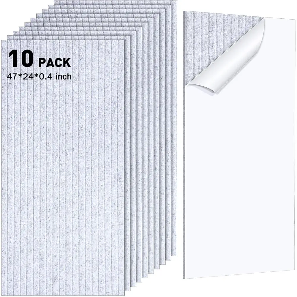 Светло-серые акустические панели Большие звукоизоляционные стеновые панели, 47x24x0,4 Самоклеящаяся звукопоглощающая стеновая панель из пенопласта, высокая плотность A
Светло-серые акустические панели Большие звукоизоляционные стеновые панели, 47x24x0,4 Самоклеящаяся звукопоглощающая стеновая панель из пенопласта, высокая плотность A