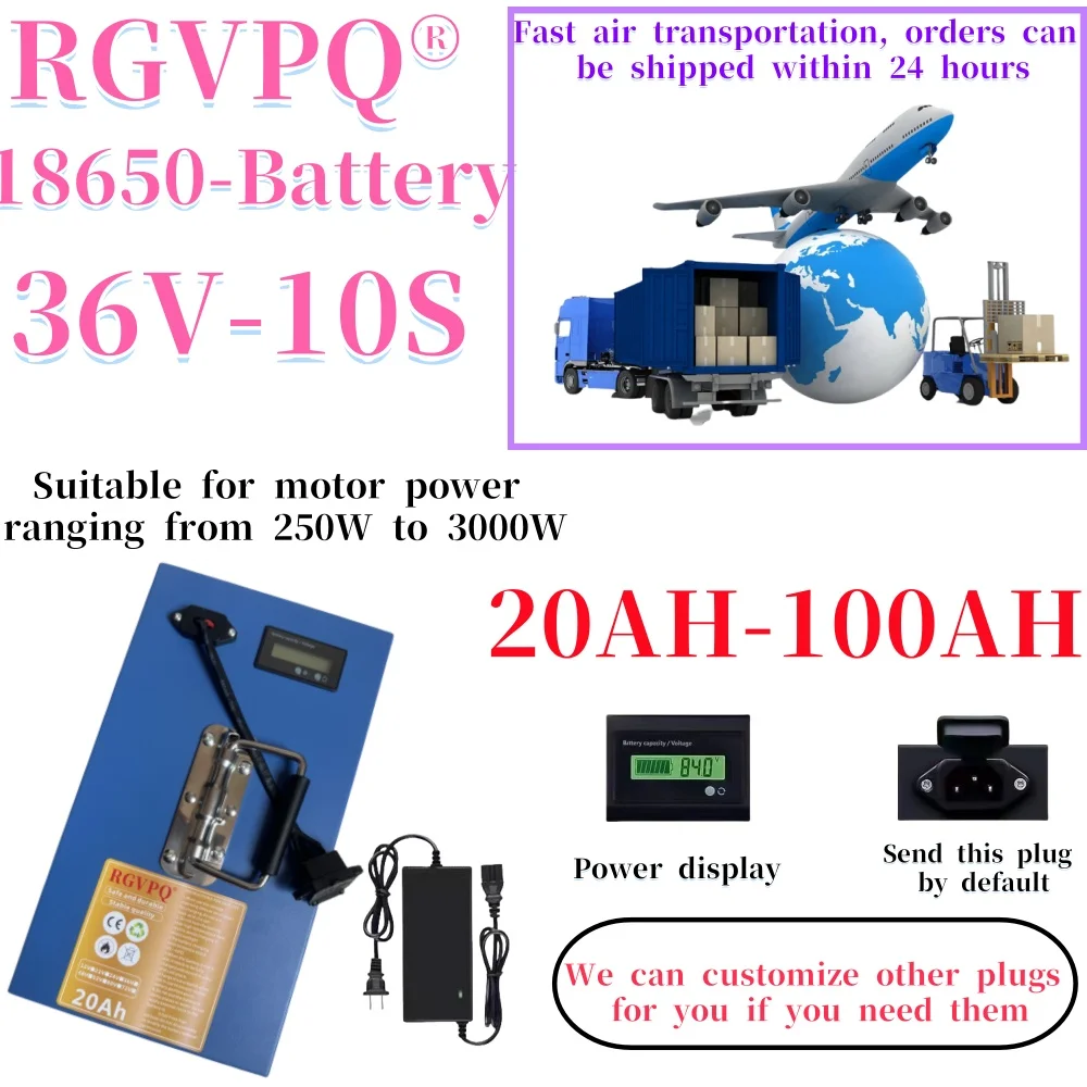 Air fast transportation,36V100AH,Send within 24 hours,18650 lithium battery,Lithium battery pack,Suitable for motors below 3000W
Air fast transportation,36V100AH,Send within 24 hours,18650 lithium battery,Lithium battery pack,Suitable for motors below 3000W