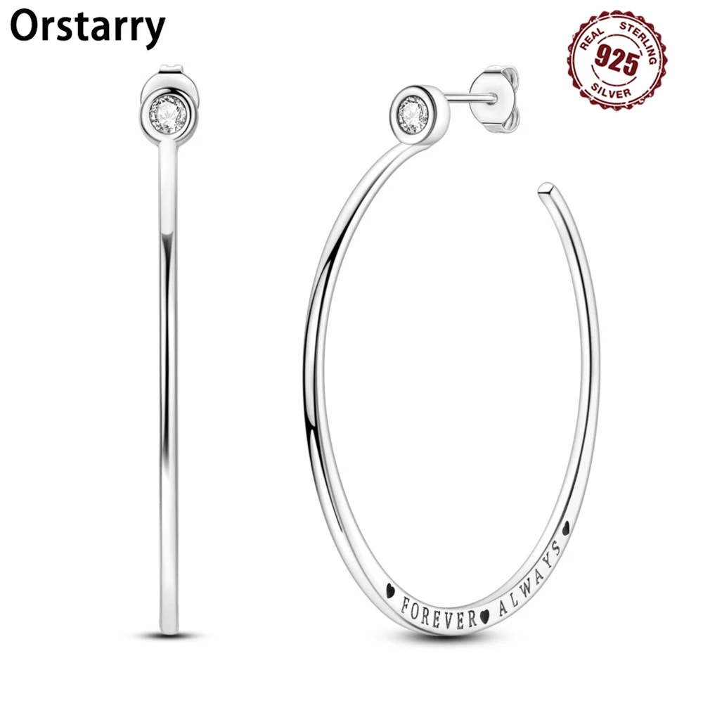 925 Sterling Silver Simple And Versatile Plain Circle Earrings Stud Earrings For Lady S925 Jewelry Party Birthday Fine Gifts
925 Sterling Silver Simple And Versatile Plain Circle Earrings Stud Earrings For Lady S925 Jewelry Party Birthday Fine Gifts