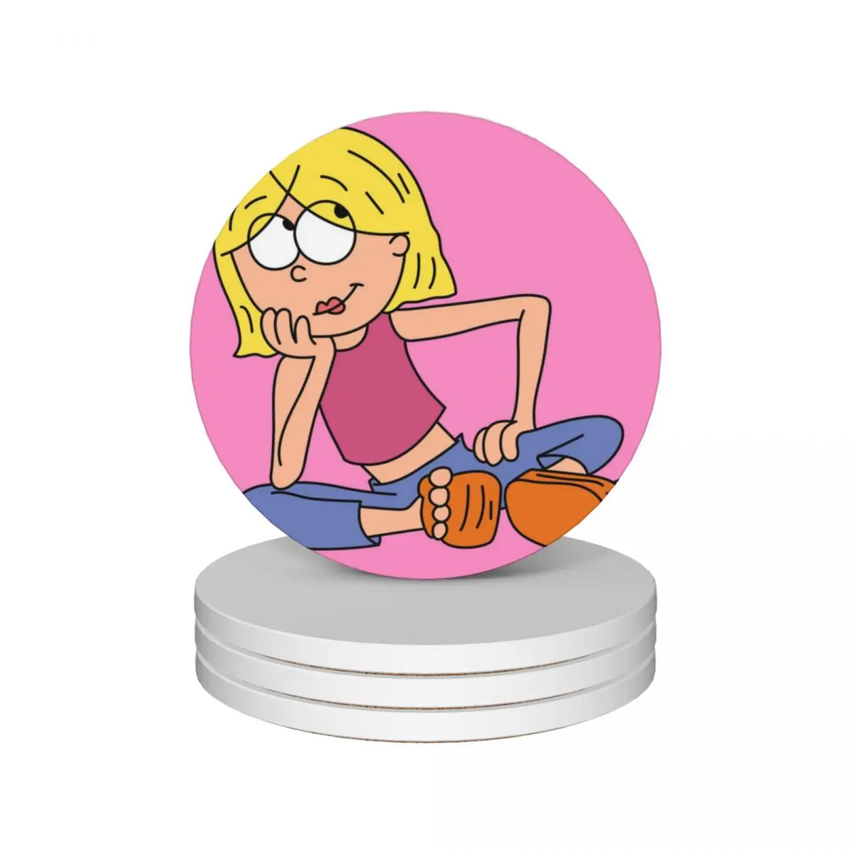 Lizzie McGuire Ceramic Coasters (Set of 4) holder for coffee mugs teapot mat cute kitchen Coasters
Lizzie McGuire Ceramic Coasters (Set of 4) holder for coffee mugs teapot mat cute kitchen Coasters