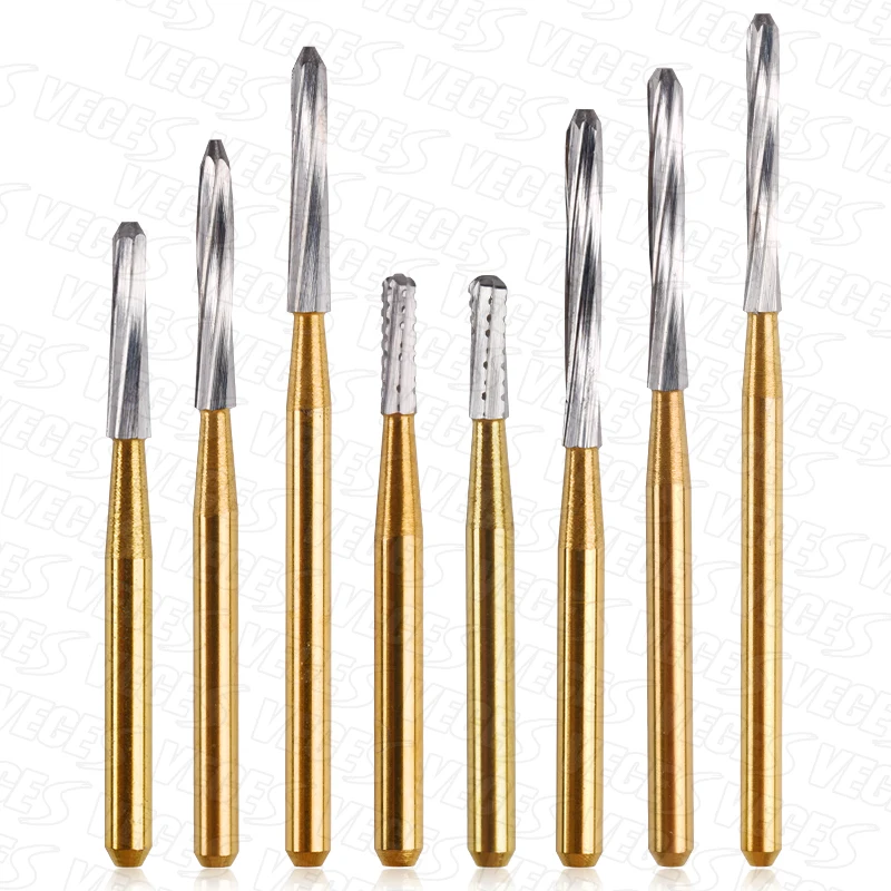 FG1.6mm 10pcs/pack Gold Dental Carbide Tungsten Burs Drill Tooth Extraction Burs Crown Cutting for High Speed Handpiece
FG1.6mm 10pcs/pack Gold Dental Carbide Tungsten Burs Drill Tooth Extraction Burs Crown Cutting for High Speed Handpiece