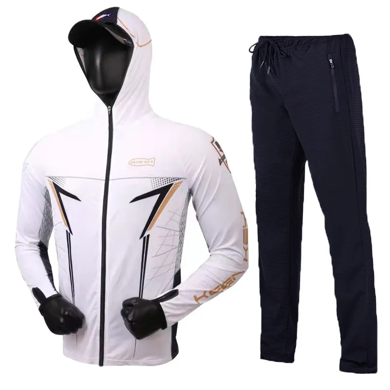 Men's Summer Sun Protection Hooded Fishing Jacket Coat and Pants Set Outdoor Breathable Quick-drying Clothing Large Size
Men's Summer Sun Protection Hooded Fishing Jacket Coat and Pants Set Outdoor Breathable Quick-drying Clothing Large Size