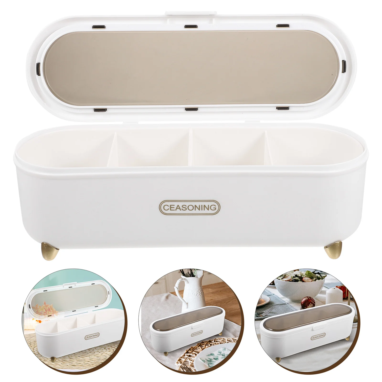 Sealed Kitchen Storage Box PP Plastic ganizer Space saving Cutlery Holder Elegant Design Utensil Case Household
Sealed Kitchen Storage Box PP Plastic ganizer Space saving Cutlery Holder Elegant Design Utensil Case Household