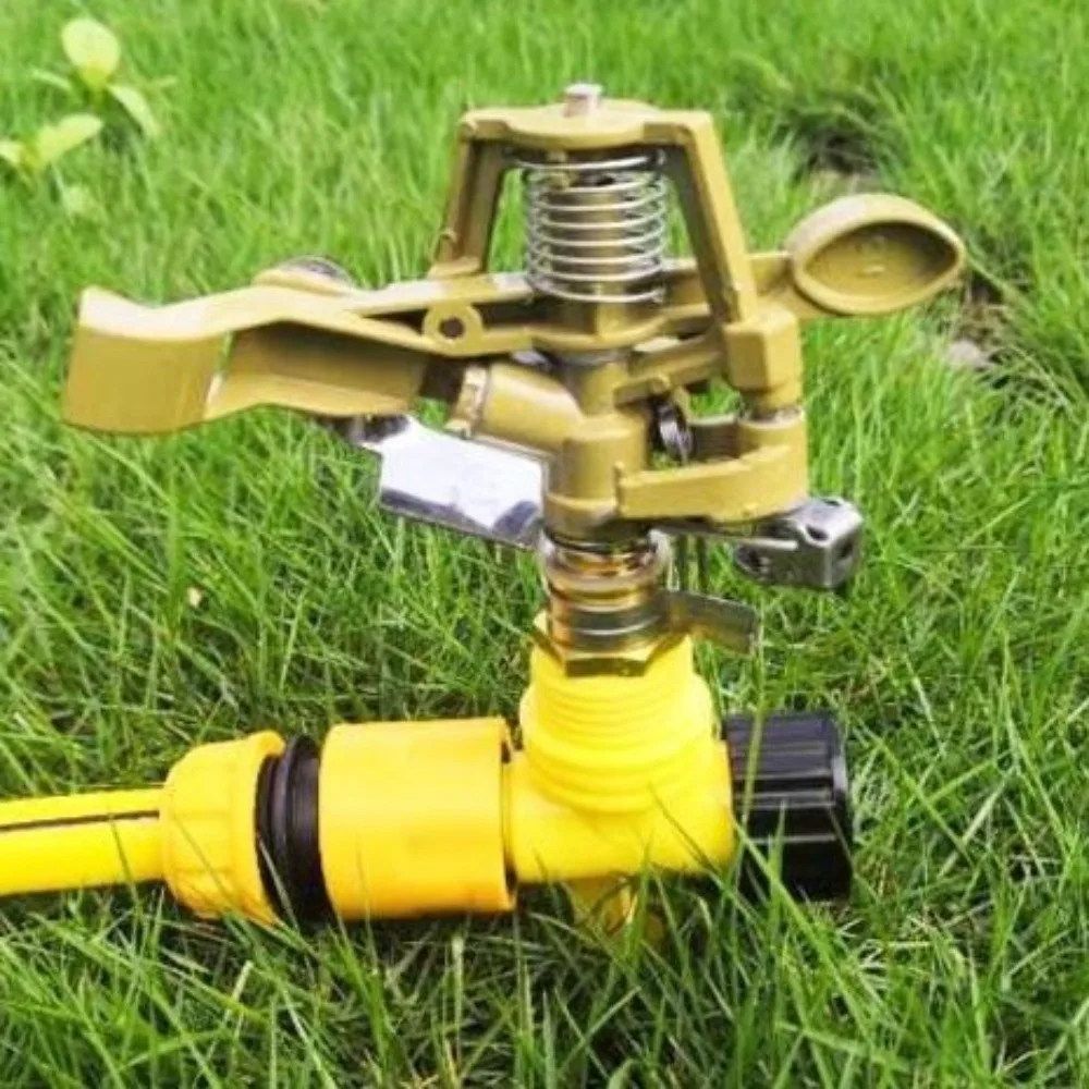 360° Rotation Impact Sprinkler Head Adjustable Nozzle Zinc Alloy Rotating Sprinkler Heavy Duty High Flow Rate Water Sprayers
360° Rotation Impact Sprinkler Head Adjustable Nozzle Zinc Alloy Rotating Sprinkler Heavy Duty High Flow Rate Water Sprayers