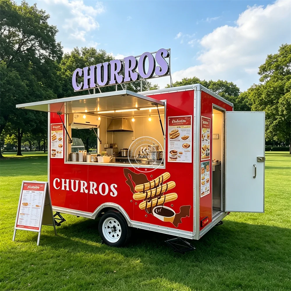 Mobile Street Hot Dog Snack Trailer Pizza Cart Concession Trailer Food Trailer Ice Cream Truck With Complete Kitchen Equipment
Mobile Street Hot Dog Snack Trailer Pizza Cart Concession Trailer Food Trailer Ice Cream Truck With Complete Kitchen Equipment