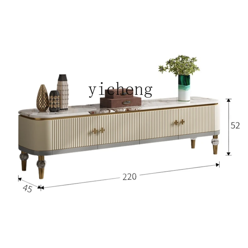 ZC TV Cabinet and Tea Table Combination Marble Living Room Sample Room Modern Fashion High-End Floor Cabinet
ZC TV Cabinet and Tea Table Combination Marble Living Room Sample Room Modern Fashion High-End Floor Cabinet