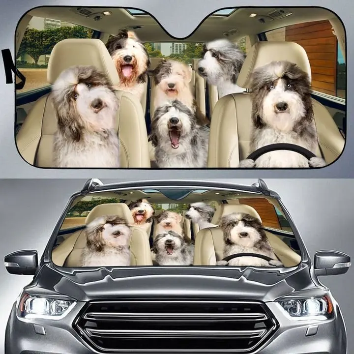Sheepadoodle Dog Driver Car Sun Shade Pet Family Auto Front Window Windshield Animal Car Sunshade Anti-Sunlight Automotive Cover
Sheepadoodle Dog Driver Car Sun Shade Pet Family Auto Front Window Windshield Animal Car Sunshade Anti-Sunlight Automotive Cover