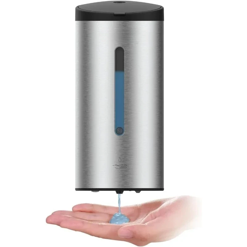 Stainless Steel Finish Model AK1205 Wall-Mount Capacity Brushed Automatic Liquid Soap Dispenser 27oz Large
Stainless Steel Finish Model AK1205 Wall-Mount Capacity Brushed Automatic Liquid Soap Dispenser 27oz Large