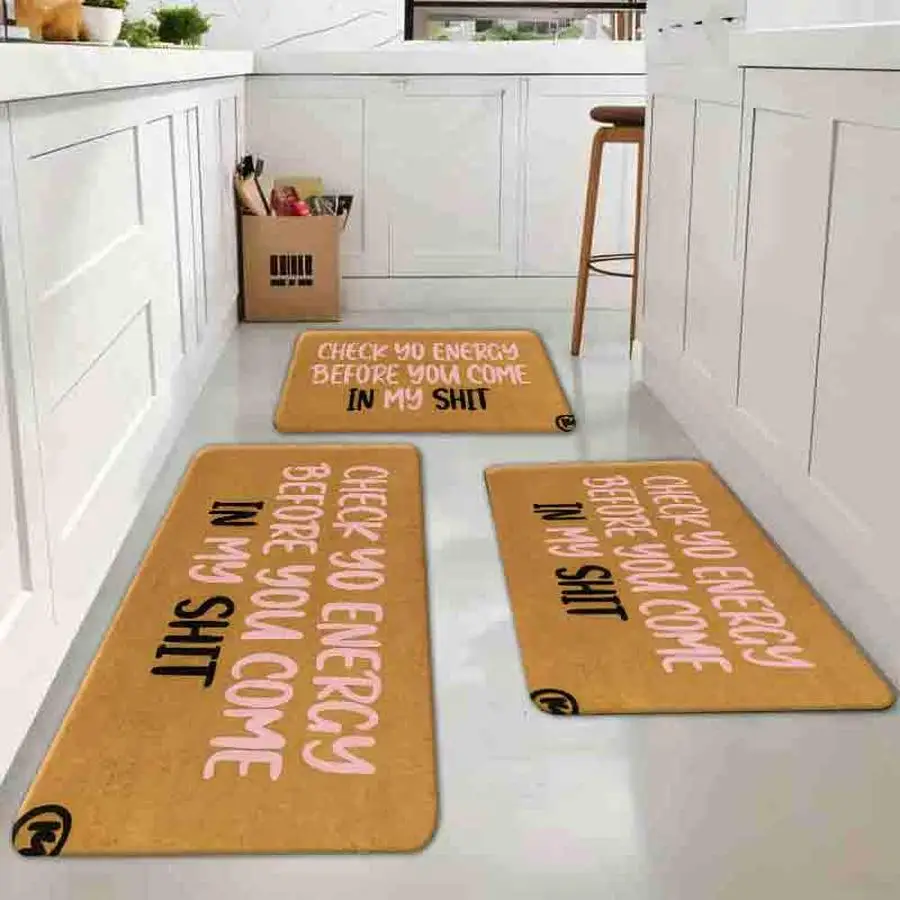 1pc flannel floor matLetter Print Anti-Slip Doormat, Funny Slogan Floor Mat For Home DecorNon-slip, machine washable, soft area rug for home living room bedroom kitchen decor
1pc flannel floor matLetter Print Anti-Slip Doormat, Funny Slogan Floor Mat For Home DecorNon-slip, machine washable, soft area rug for home living room bedroom kitchen decor